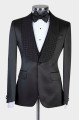 Bradford Black 2-Pieces Shawl Lapel Bespoke Wedding Men Suits