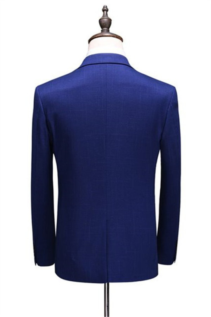 Navy Blue Simple Formal Tuxedo | Bespoke Slim fit Men Suits