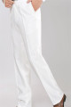 White Shawl Lapel Jacquard Groom Suits | Vaughn Slim Fit Tuxedos for Wedding
