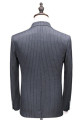 Gary Men Suits Vertical Stripe Men Suits | Slim Fit Suit 3 Piece For Business Wedding