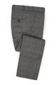 New Arrival Gray Plaid Men Suits | Formal Business Man Suits 2 Piece