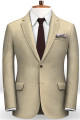 Chace Khaki Wedding Groom Men Suits | Slim Fit Plaid Tuxedo for Men