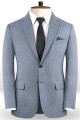 Layne Slim Fit 2 Pieces Plaid Men's Business Suit