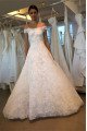 Elegant Off-the-shoulder Lace A-line Wedding Dresses